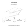 Сайдинг Woodstock-Т-28х330 (ECOSTEEL_MA-01-Беленый Дуб-0.5)