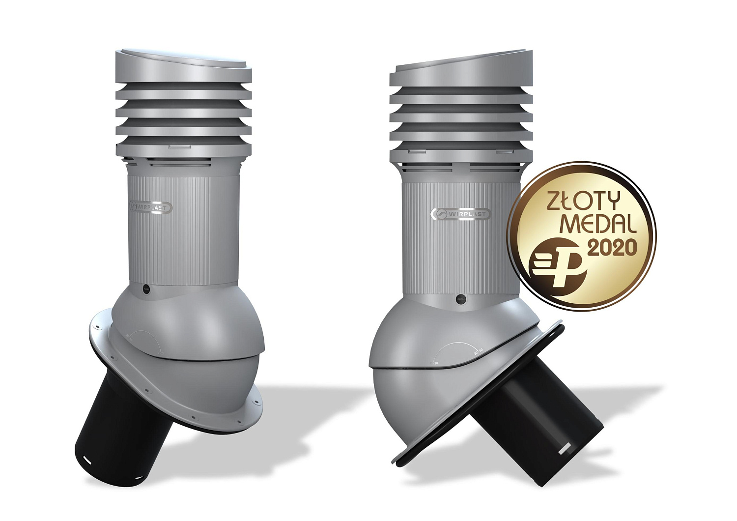 Вентиляционный выход Wirplast Wirovent Evo Normal E09 125 RAL 7046