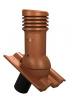 Вентиляционный выход Wirplast Wirovent Evo Tile E34 125 RAL 8004