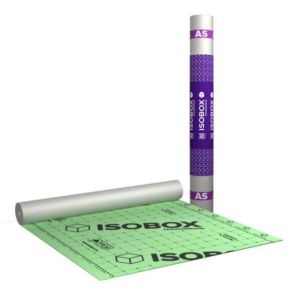 Мембрана диффузионная ISOBOX AS 1,5 X 50 м (75м2) 120гр/м2