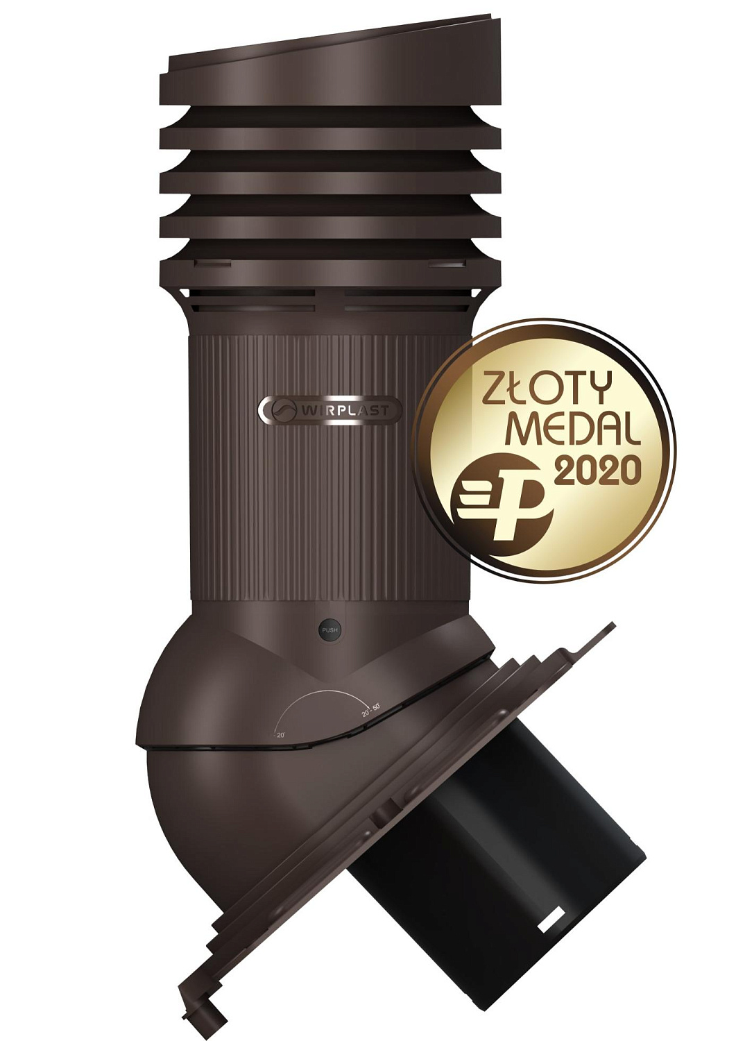 Вентиляционный выход Wirplast Wirovent Evo Uniwersal E22 150 RAL 8019