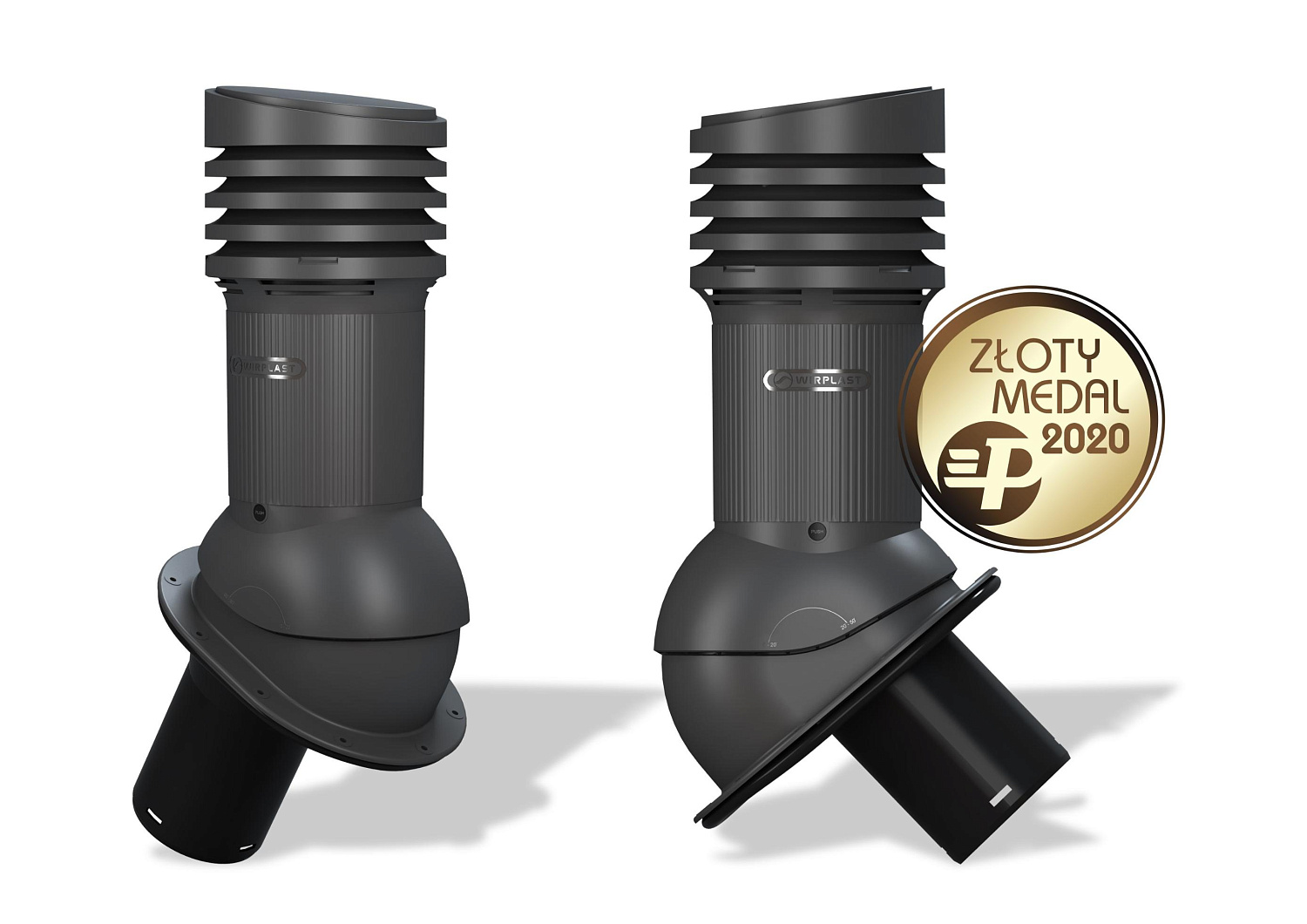 Вентиляционный выход Wirplast Wirovent Evo Normal E09 125 RAL 7021