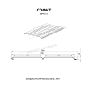 Софит МЕТАЛЛ ПРОФИЛЬ Lбрус-XL-14х335 (PURMAN-20-Galmei-0.5)
