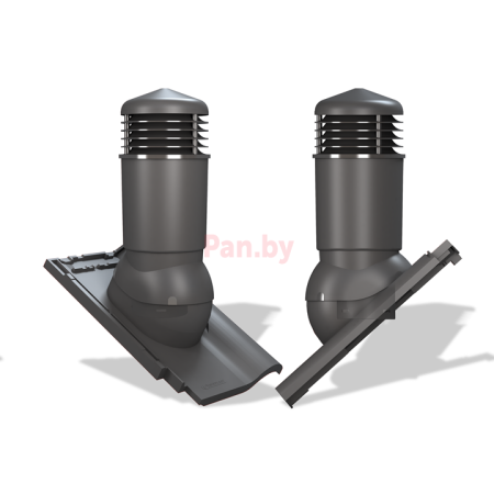 Вентиляционный выход Wirplast Wirovent Plus Tile K98 изолированный (утепленный) RAL 7024