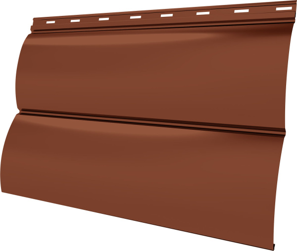 Блок-хаус новый Grand Line 0,45 Drap ТХ с пленкой RAL 8004 терракота